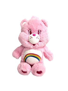 MINISO x Care Bears Cheer Bear 12in Pink Rainbow Plush 2023